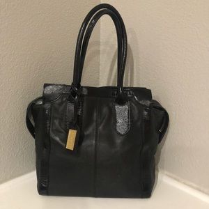 Badgley Mischka Tote Bag- Italian Leather